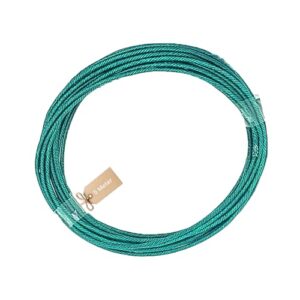 Langsam brennende Vama Zündschnur für Feuerwerk und Feuerwerkskörper, 5m Rolle grün Visco Anzündlitze 2,0 mm, 80 Sek./Meter