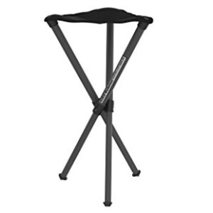 Klapphocker aus Aluminium mit Sitzhöhe 60 cm, belastbar bis 175 kg, ideal für Camping und Outdoor-Aktivitäten