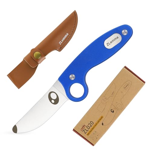 Kindermesser Schnitzmesser und Outdoormesser für Kinder, scharf mit Scheide und Gürtelhalterung in verschiedenen Farben