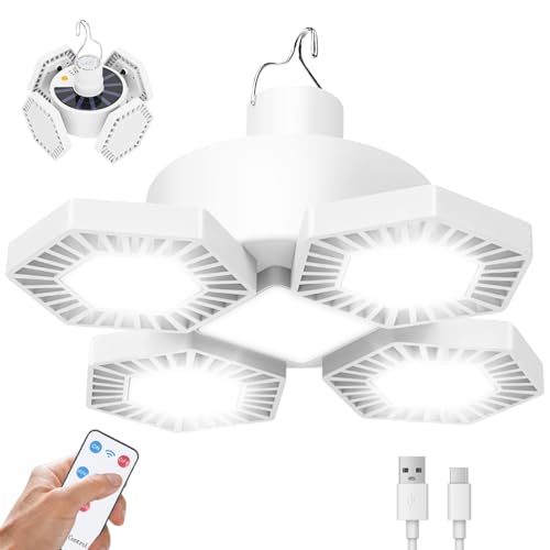 Camping-Lampe mit 169 LED, solar aufladbare Camping-Lampe, Laterne für Zelt und Camper mit Fernbedienung und Power-Bank-Funktion