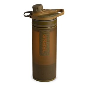 GRAYL GeoPress 710ml Outdoor Wasserfilter Trinkwasser, eliminiert 99,99% aller Bakterien und Viren, ideal für Camping, Survival und Reisen