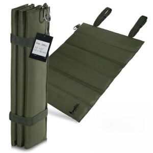 GullSkies Sitzkissen Outdoor Faltbar, extra große Sitzunterlage 42×32 cm, wasserdicht & verschleißfest, Thermo Sitzkissen für Wandern & Camping, Sitzmatte