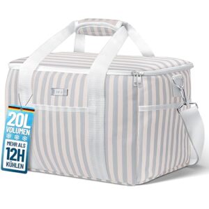 HOEL Kühltasche faltbar 20L - Isolierte Thermotasche - Lunchtasche wasserdicht & auslaufsicher für Auto, Einkaufen und Picknick