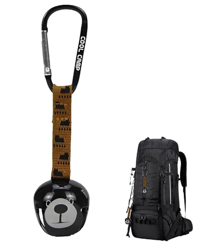 Anti Bär Glocken zum Aufhängen am Gürtel, leichte und lässige Geschenkidee für Wanderer oder Haustierbesitzer, praktisches Werkzeug für jeden Outdoor-Enthusiasten