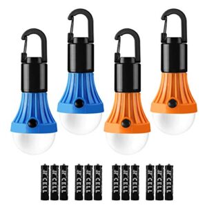 Lepro Campinglampe, Tragbare Zeltlampe mit 3 Beleuchtungsmodi und 12 AAA Batterien
