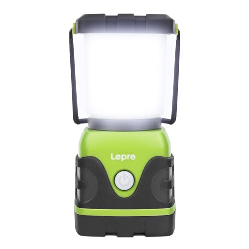 LED Campinglampe mit 4 Modi und Dimmfunktion, ideal für Camping und Notfälle, ultra helles Licht 1500 LM, batteriebetrieben