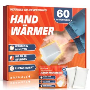 Luftaktivierte Handwärmer für Outdoor-Aktivitäten - Wärme in Minuten und geruchsfrei - Bis zu 10 Stunden Wärme