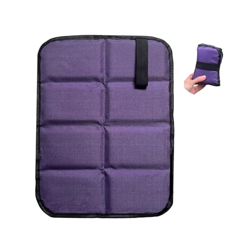 LUHIUMOYA Sitzkissen Outdoor, robust und langlebig, feuchtigkeits- und kältefest, ideal für Wandern, Camping, Picknick, Sportplätze (Violett)