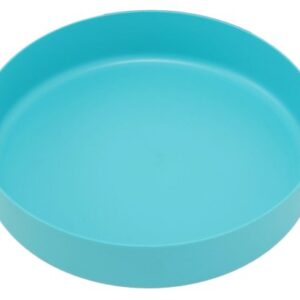 MSR DeepDish Campingteller, mittelblauer Campingteller mit weißem Inneren auf weißen Oberfläche, ideal für Outdoor-Enthusiasten und Abenteuertrips