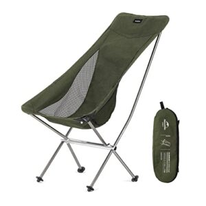 Tragbarer Campingstuhl mit Tragtasche, ultraleichter und leichtgewichtiger Angelstuhl für Outdoor-Aktivitäten wie Camping, Picknick oder Freizeitsport