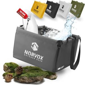 faltbare Schüssel, Camping Spülschüssel, Waschschüssel, faltbarer Eimer für Abwaschen oder als Universalschüssel zum Outdoor-Abenteuer