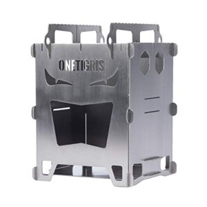 Titanium Campingkocher mit Aufbewahrungstasche für Wandern, Picknicks und BBQ-Anlässe