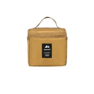 Tragbares Camping-Gewürzgläser-Organizer-Set mit Aufbewahrungstasche, 900D Oxford-Tuch, inklusive 4 x 120 ml Glas und 4 x 120 ml HDPE-Flaschen für Outdoor-Reisen und Picknick