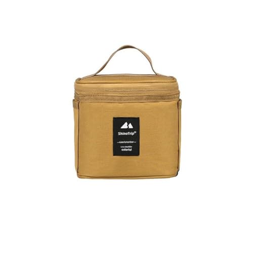 Tragbares Camping-Gewürzgläser-Organizer-Set mit Aufbewahrungstasche, 900D Oxford-Tuch, inklusive 4 x 120 ml Glas und 4 x 120 ml HDPE-Flaschen für Outdoor-Reisen und Picknick