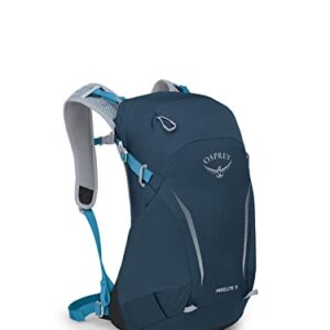 Osprey Hikelite Unisex Rucksack, 18L, in Atlas Blue, ideal für Outdoor-Aktivitäten wie Wandern, Camping oder Reisen, mit innovativen Features und minimalistischem Design