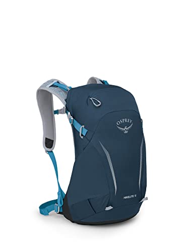 Osprey Hikelite Unisex Rucksack, 18L, in Atlas Blue, ideal für Outdoor-Aktivitäten wie Wandern, Camping oder Reisen, mit innovativen Features und minimalistischem Design