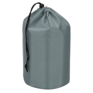 Patikil Kordelzugbeutel 13x25cm, wasserdichter Aufbewahrungssack für Outdoor-Aktivitäten wie Camping, Wandern oder Rucksackreisen, hellgrauer Reisebeutel