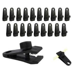 20 Stück Planenclips aus hochwertigem PP-Kunststoff für Camping-, Outdoor-Aktivitäten und Notfälle