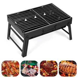 Tragbarer, leichter Holzkohlegrill für Outdoor-Grillen, BBQ, Camping, Wandern und Picknicks