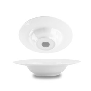 Silfy Magnet-Gourmet-Teller aus Porzellan, 2er-Set, rutschfeste Teller für Camping, Caravanning und Bootsausflüge