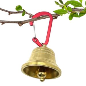 Glocke für Trekking und Outdoor-Aktivitäten, Alarm- und Wildtier-Warnsystem mit Karabiner, sicherheitsrelevante Ausrüstung für Angler, Besucher, Hundebesitzer, Familienreisende und Wanderer.