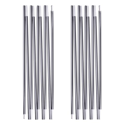 TRIWONDER Zeltstange Ersatz, Aluminiumtente Stangen und Reparatur Set für Camping-Ausstattung