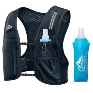 Laufweste für Damen und Herren mit verstellbaren Brustgurten, Trinkrucksack und reflektierendem Design