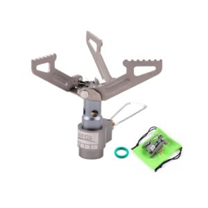 Tragbarer Titan Gas Campingkocher mit zwei Brennern und Carry-Handle