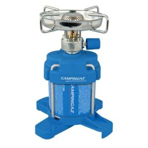 Camping-Kochgerät mit integrierter Windschutzfunktion und Leistung von 1200 Watt für Zeltkochen