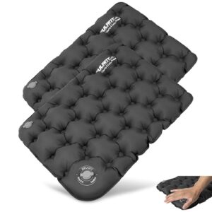 EULANT Aufblasbares Camping Sitzkissen, Wasserdicht Handpressen Luftkissen, Ultraleicht Reisekissen für Strand, Wandern Angeln Bootfahren oder bei Konzerten, Tribünen, Strand, Rasen, Hause und Büro