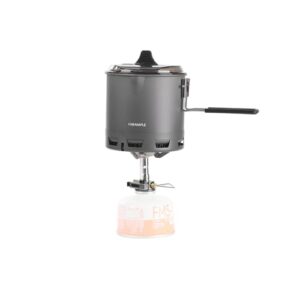 Ultraleiches Kochset für Camping, Wandern, Reisen und Jagdausflüge - Edelstahl, Keramik und Aluminiumlegierung