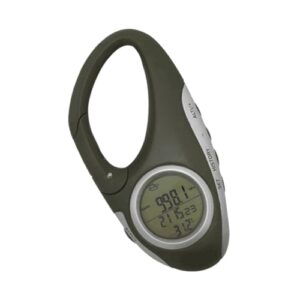 Praktisches Outdoor-Gadget mit Höhenmesser, Barometer und Thermometer für Bergsteigen und Wandern.