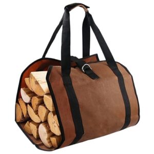 Brennholz Aufbewahrungstasche, Wasserdichte Tragetasche für Lagerfeuer und Camping