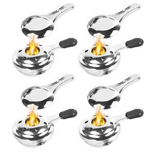 Tragbarer Alkoholbrenner aus Edelstahl für Camping, Picknick und Rucksackreisen