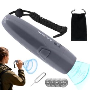 Elektrisches Lufthorn für Bären, 125 dB, Sicherheit bei Outdoor-Aktivitäten wie Wandern, Trekking oder Camping. Wird verwendet, um Wildtierbedrohungen abzuwehren.