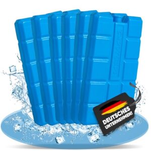 Kühllakkus 6 Stück, je 200ml für Kühlbox oder Kühltasche bis 12 Stunden kühlen