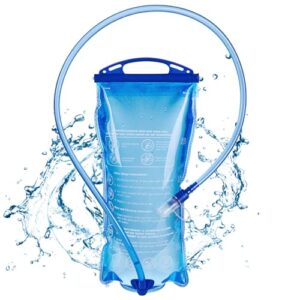 BPA-freie Trinkflasche 2 Liter für Rucksack, Wasserschlauch für Radfahren, Wandern, Laufen und Camping