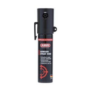 Abwehrspray zur Selbstverteidigung gegen Tiere, mit Jet-Sprühstrahl für bis zu 3 m Reichweite, Verteidigungsspray für kleine Hand- und Jackentaschen