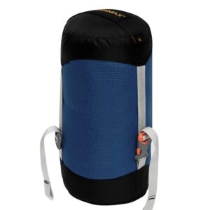 AEGISMAX Ultraleichter Kompressionssack für Schlafsack und Outdoor-Zubehör, wasserdicht, 13 Liter Fassungsvermögen, Nylon, blau