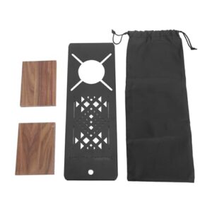 Alumejor Aluminium Camping Tischbrett für IGT Serie - tragbares Tischbrett aus Aluminiumlegierung mit abnehmbarem Stander, hochwertig und praktisch dauerhaft