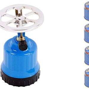 Campingkocher mit 4 Gasflammen und ECO-Design für Camping-Touren und Outdoor-Aktivitäten