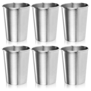 Edelstahl-Trinkbecher, Campingbecher 250 ml, Hochwertiger Becher aus Edelstahl, Reisebecher bruchsicher und BPA-frei
