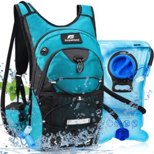 Expansea Trinkrucksack mit 3L großen Trinkblase, BPA-frei, wasserdichter Outdoor-Rucksack für Aktivitäten wie Wandern, Radfahren, Skifahren und Bergsteigen