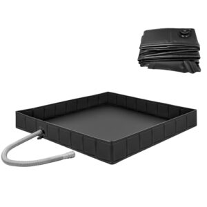 Faltbare Duschwanne mit Abflussrohr, ideal für Innen- und Außenbereich, tragbar und bequem