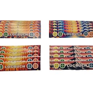 Geocaching-Logbuch, Mehrfach-Logbuch, 20-fach-Logbuch mit 30 Seiten und 360 Einträgen, wasserabweisender Umschlag, Platz für Bonusinformationen