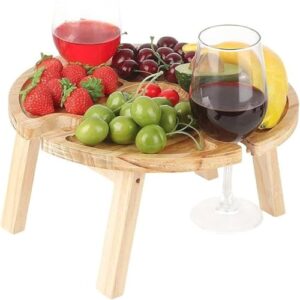 Klappbarer Tragbarer Picknick Tisch für Camping und Wein, leichte und robuste Lösung für Freizeitaktivitäten im Freien
