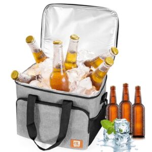 Große, faltbare Kühltasche mit starkem Kühlleistung und Isoliertechnologie. Perfekt für Outdoor-Aktivitäten wie Camping, BBQ, Picknick oder Arbeit.
