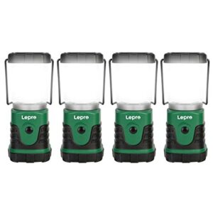 Lepro LED Campinglampe, Mini Camping Laterne mit 350LM Helligkeit und vier verschiedenen Beleuchtungsmodi, batteriebetrieben, wasserdicht bis IPX4