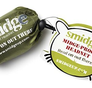 Mücken- und Fliegenschutz Netz für Outdoor-Aktivitäten, unisex, atmungsaktiver Polyesterstoff, leicht und kompakt, Einheitsgröße, grün