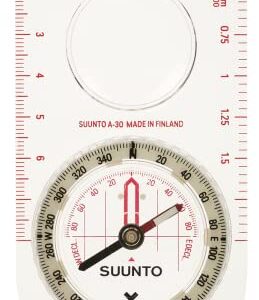 Suunto Kompass A-30 NH, Nördliche Hemisphäre, Metrische Skala, präziser Profikompass für Wanderungen und Orientierungsläufe